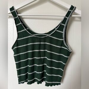 Pacsun basics green rib tank